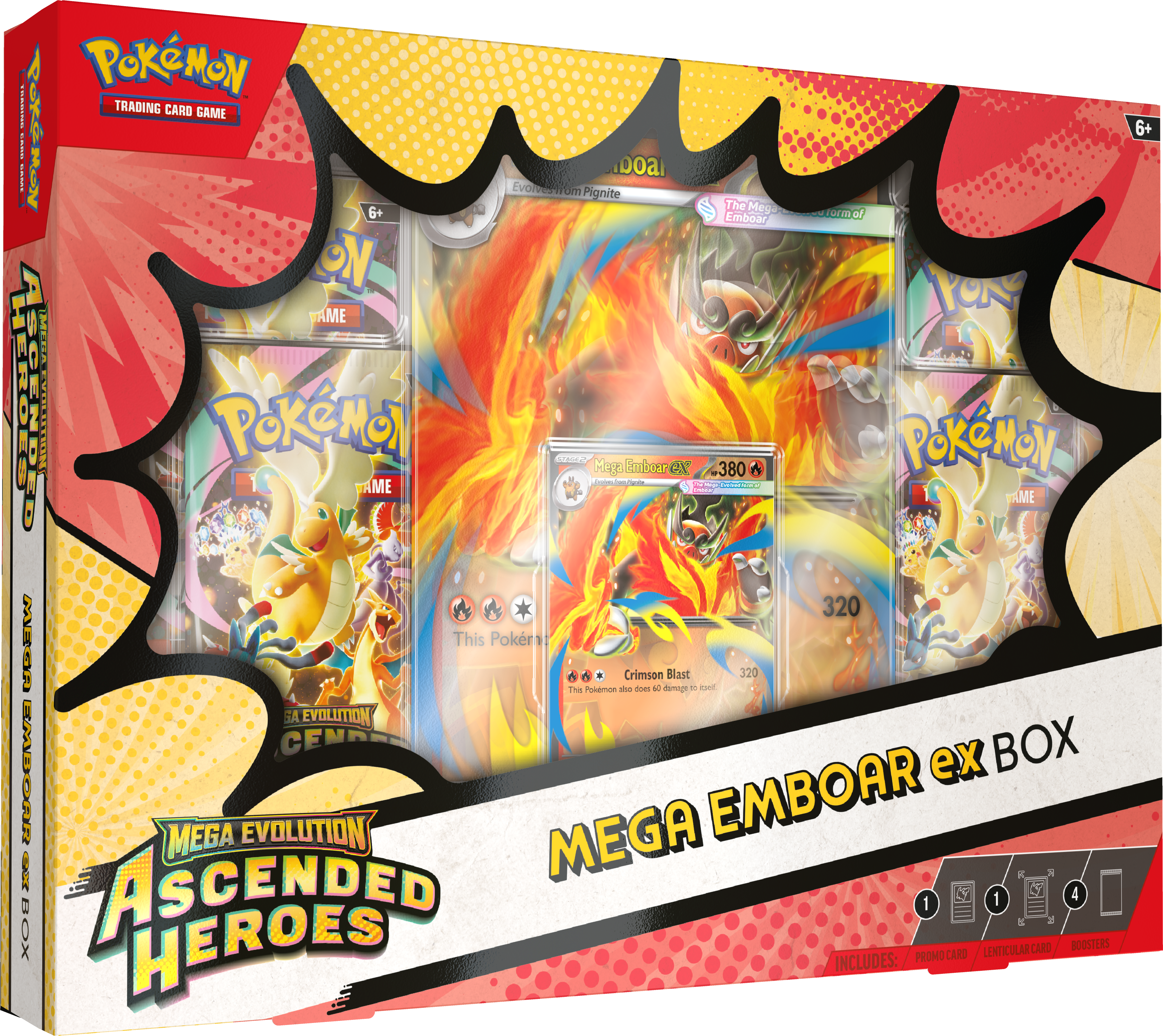 Pokemon TCG: Ascended Heroes Mege Emboar ex Box
