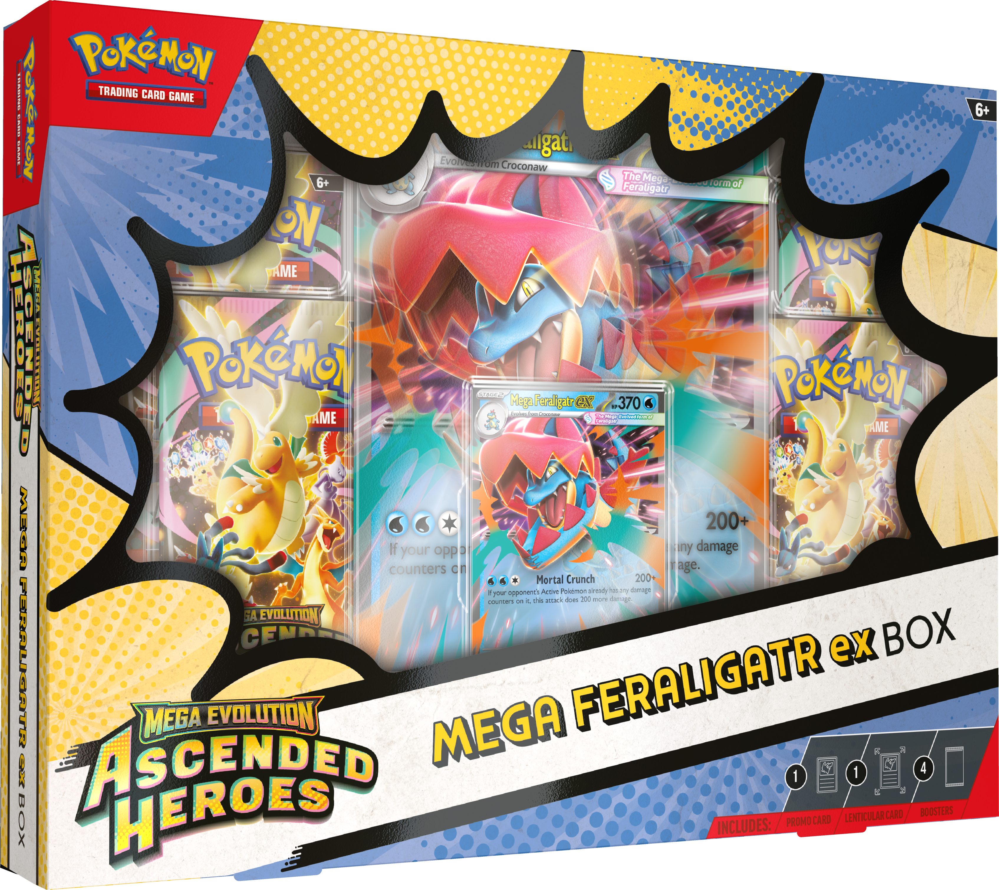 Pokemon TCG: Ascended Heroes Mega Feraligatr ex Box