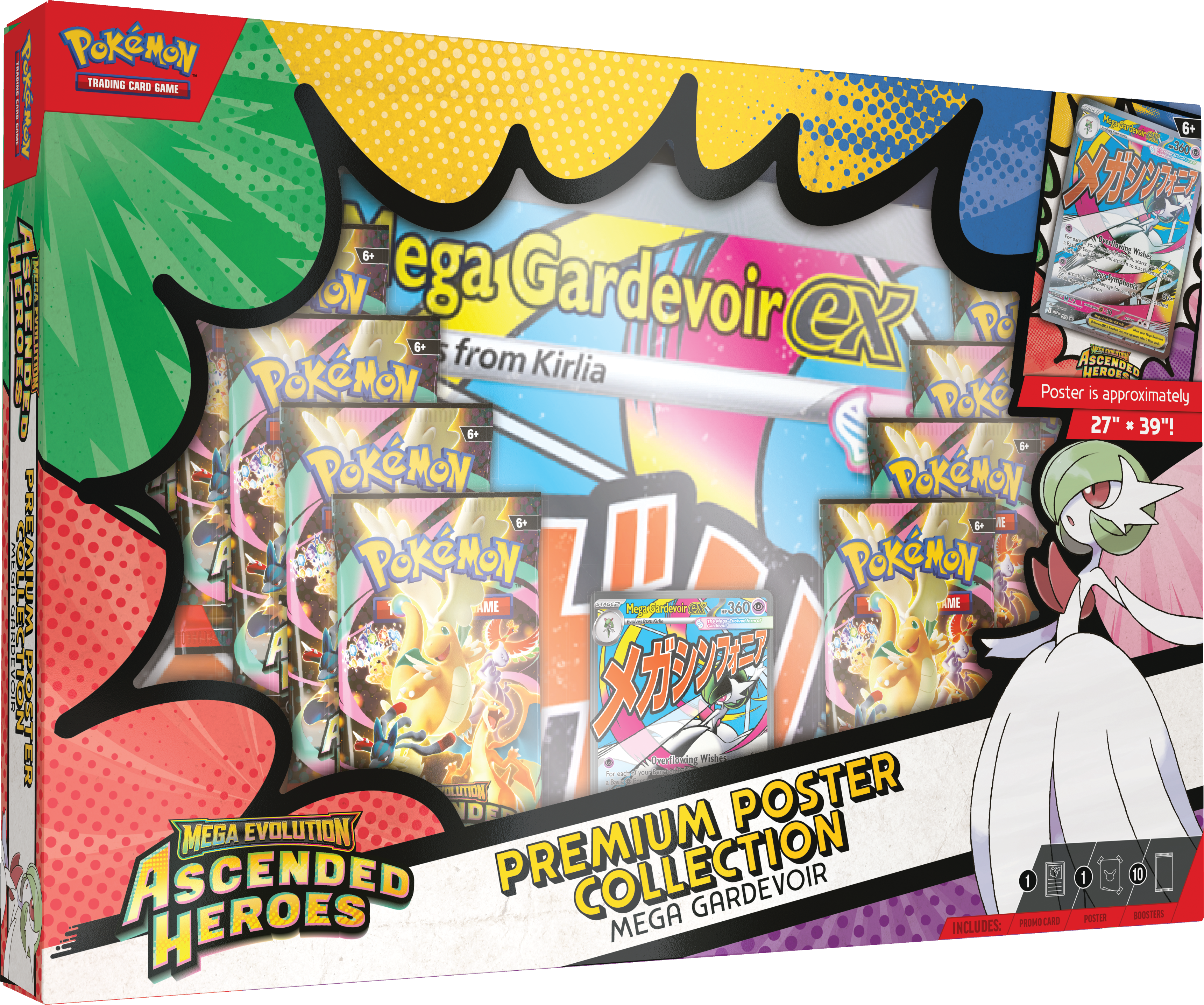 Pokemon TCG: Ascended Heroes Premium Poster Collection-Mega Gardevoir