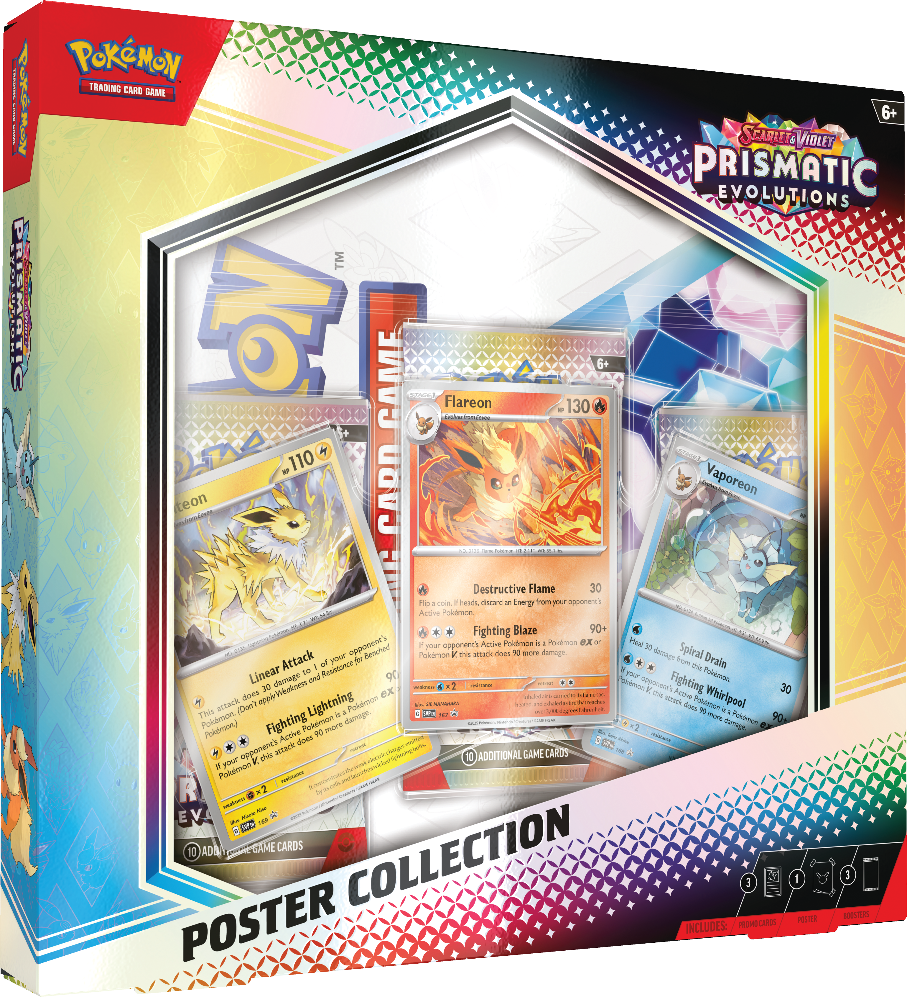 Pokemon TCG: Prismatic Evolutions Poster Collection