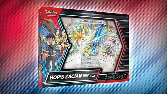 Pokemon TCG: Hop's Zacian ex Box
